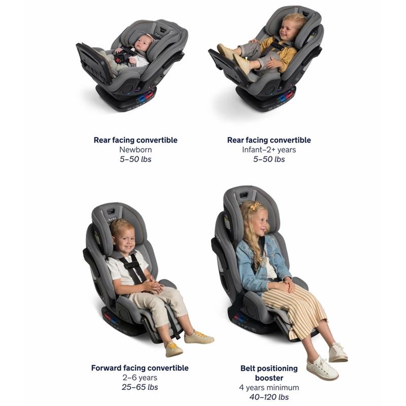 Nuna - EXEC All-In-One Convertible Car Seat, Granite